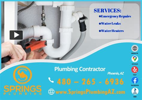 plumbing contractors in phoenix az.